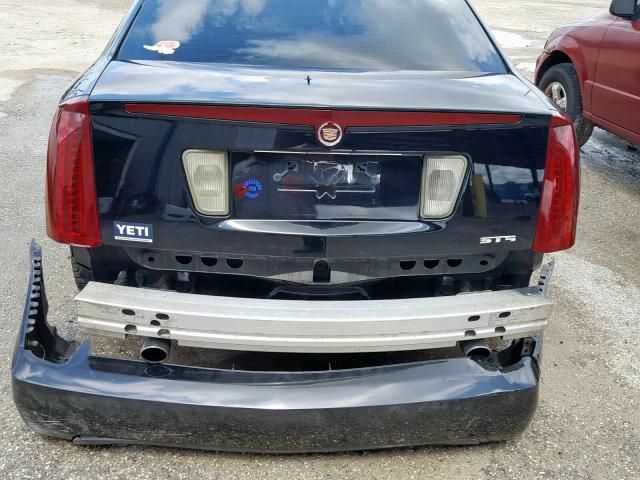 1G6DW677360213414 - 2006 CADILLAC STS BLACK photo 9