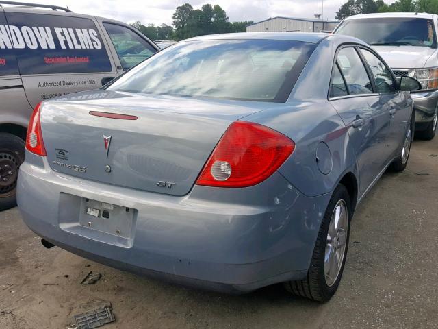 1G2ZH57N484225173 - 2008 PONTIAC G6 GT BLUE photo 4