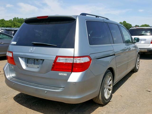 5FNRL38816B046151 - 2006 HONDA ODYSSEY TO BLUE photo 4