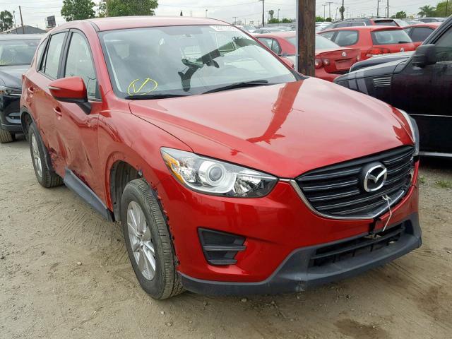 JM3KE2BY2G0881519 - 2016 MAZDA CX-5 SPORT RED photo 1