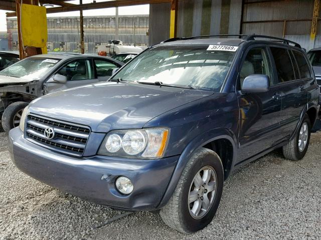 JTEGF21AX30098972 - 2003 TOYOTA HIGHLANDER GRAY photo 2