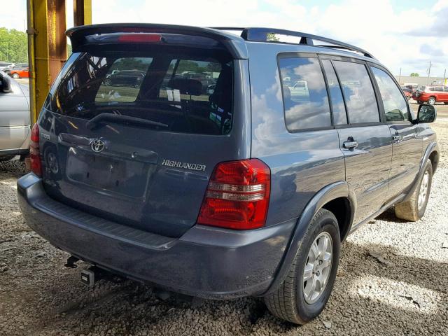 JTEGF21AX30098972 - 2003 TOYOTA HIGHLANDER GRAY photo 4