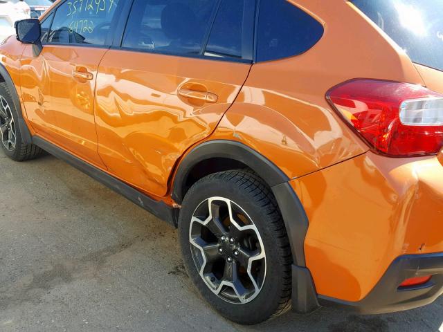 JF2GPAVC6E8209630 - 2014 SUBARU XV CROSSTR ORANGE photo 9