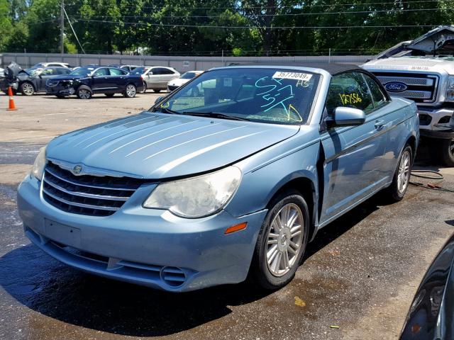 1C3LC55D19N544430 - 2009 CHRYSLER SEBRING TO BLUE photo 2