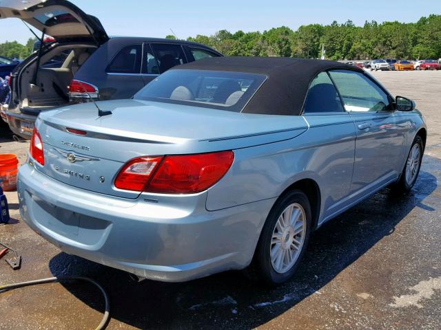 1C3LC55D19N544430 - 2009 CHRYSLER SEBRING TO BLUE photo 4