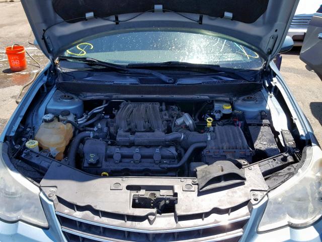 1C3LC55D19N544430 - 2009 CHRYSLER SEBRING TO BLUE photo 7