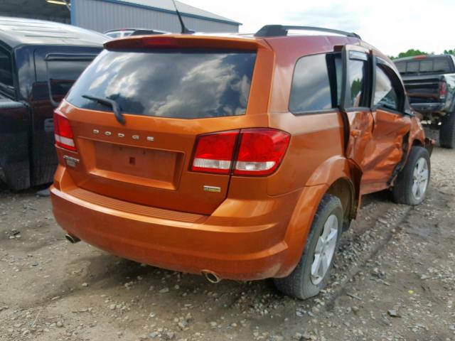 3D4PG1FG8BT513252 - 2011 DODGE JOURNEY MA ORANGE photo 4