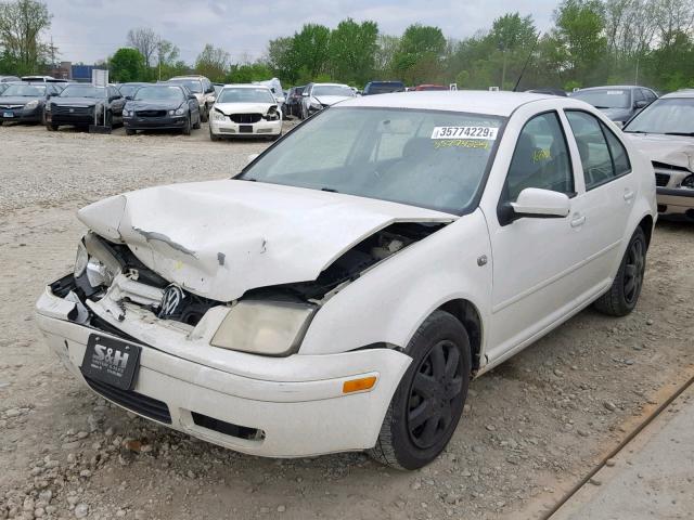 3VWRK29M51M058698 - 2001 VOLKSWAGEN JETTA GL WHITE photo 2