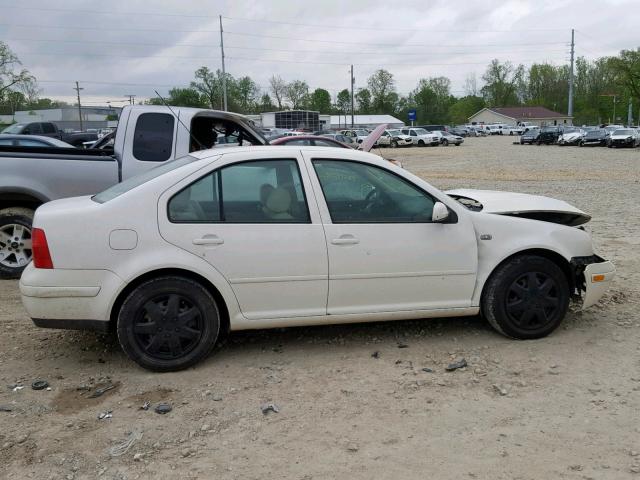 3VWRK29M51M058698 - 2001 VOLKSWAGEN JETTA GL WHITE photo 9