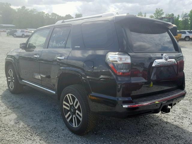 JTEBU5JR7J5553459 - 2018 TOYOTA 4RUNNER SR BLACK photo 3