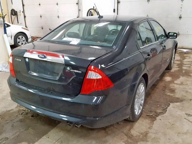 3FADP0L39AR231831 - 2010 FORD FUSION HYB BLACK photo 4