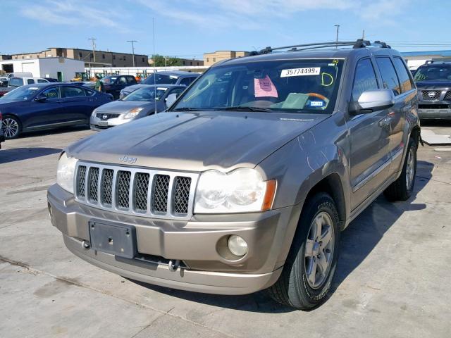 1J8HS68266C285289 - 2006 JEEP GRAND CHER GOLD photo 2