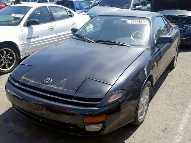 JT2ST87N6P0136359 - 1993 TOYOTA CELICA GT BLACK photo 2