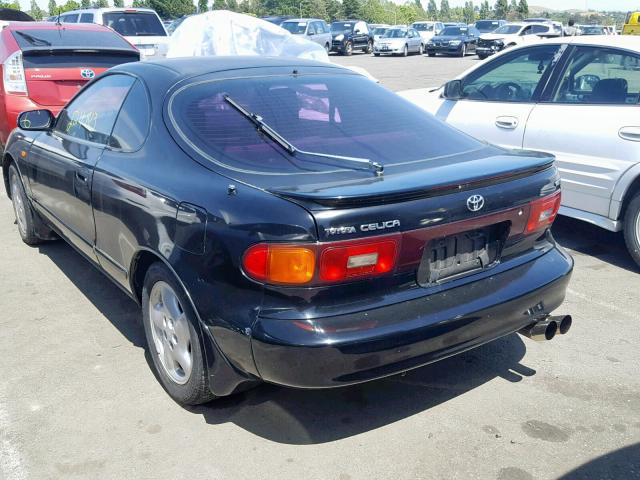 JT2ST87N6P0136359 - 1993 TOYOTA CELICA GT BLACK photo 3