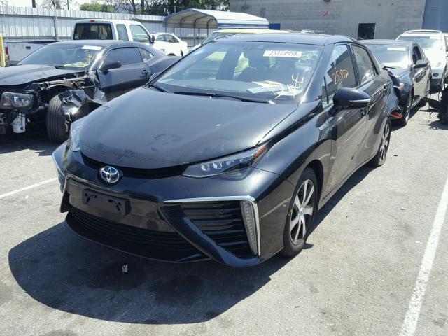 JTDBVRBD2GA000777 - 2016 TOYOTA MIRAI BLACK photo 2