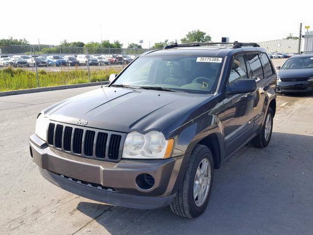 1J4GR48K66C201100 - 2006 JEEP GRAND CHER GRAY photo 2