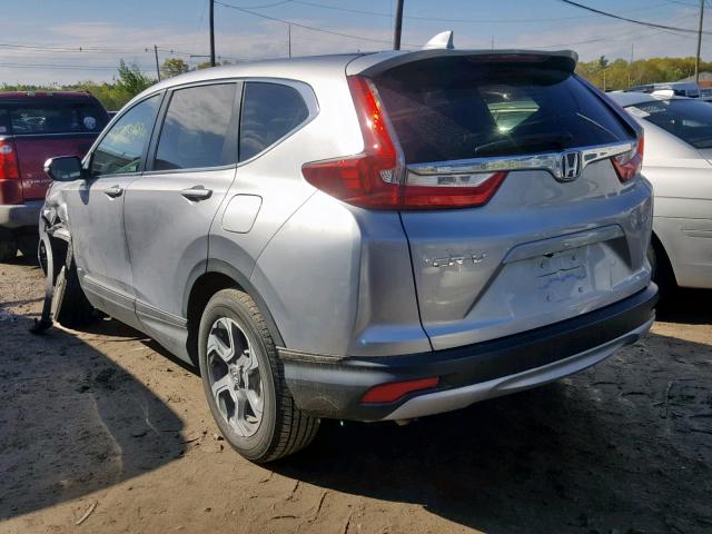 7FARW2H82JE025873 - 2018 HONDA CR-V EXL SILVER photo 3