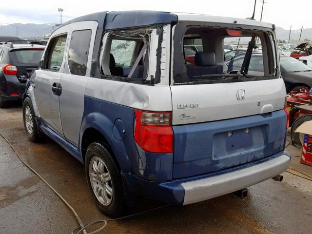 5J6YH28626L000907 - 2006 HONDA ELEMENT EX SILVER photo 3