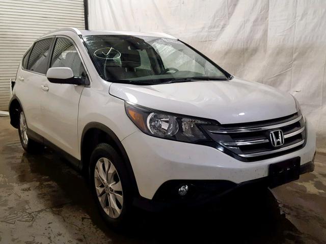 5J6RM4H73EL062982 - 2014 HONDA CR-V EXL WHITE photo 1