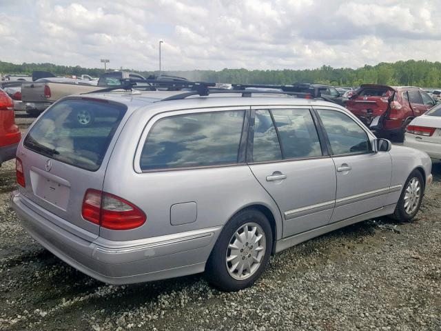 WDBJH65J51B201074 - 2001 MERCEDES-BENZ E 320 SILVER photo 4