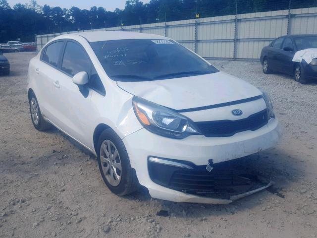 KNADM4A39H6028715 - 2017 KIA RIO LX WHITE photo 1