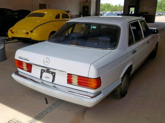 WDBCA25E6LA548723 - 1990 MERCEDES-BENZ 300 SEL WHITE photo 4