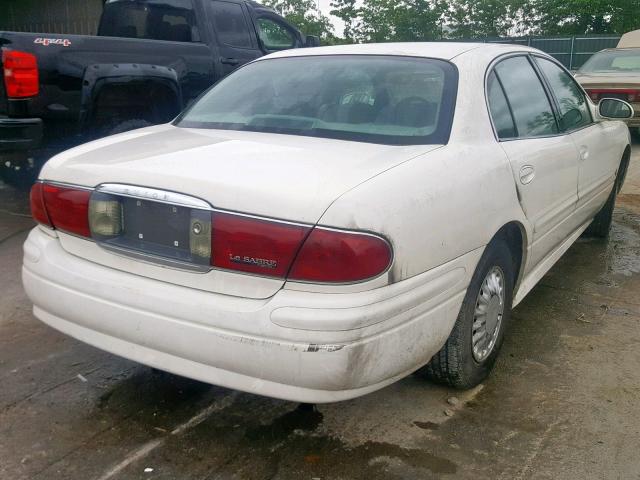 1G4HP52K844155710 - 2004 BUICK LESABRE CU WHITE photo 4