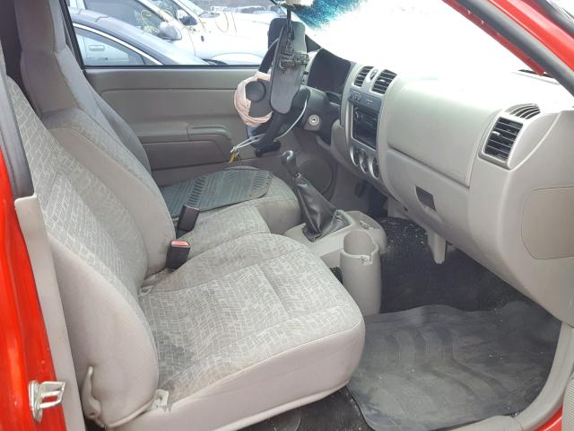 1GCDT249388192007 - 2008 CHEVROLET COLORADO L RED photo 5
