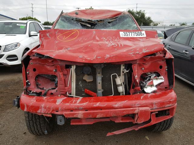 1GCDT249388192007 - 2008 CHEVROLET COLORADO L RED photo 9