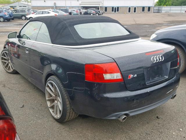 WUARL48H54K900177 - 2004 AUDI S4 QUATTRO BLUE photo 3