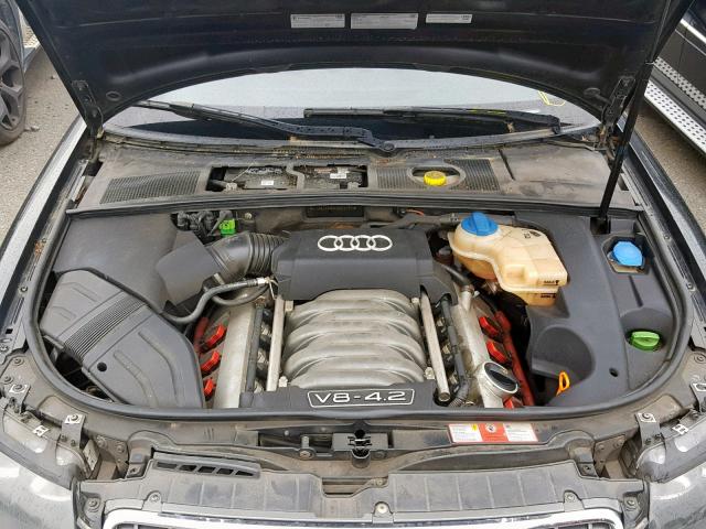 WUARL48H54K900177 - 2004 AUDI S4 QUATTRO BLUE photo 7