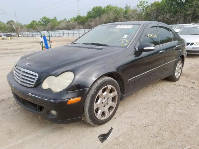 WDBRF61J35A791897 - 2005 MERCEDES-BENZ C 240  photo 2