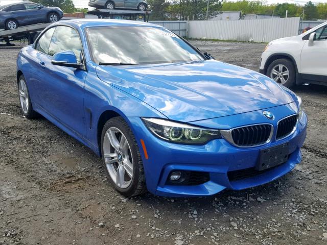 WBA4Z7C56JED47795 - 2018 BMW 440XI BLUE photo 1