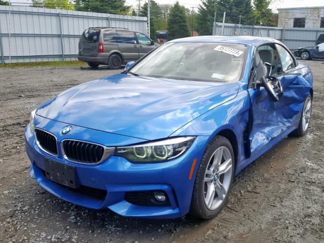 WBA4Z7C56JED47795 - 2018 BMW 440XI BLUE photo 2