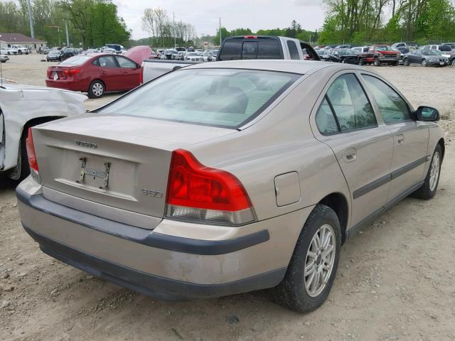 YV1RS61T632278997 - 2003 VOLVO S60 TAN photo 4