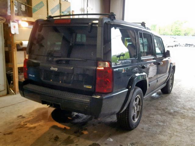1J8HG48P97C595701 - 2007 JEEP COMMANDER 黑色 照片 4