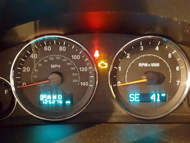 1J8HG48P97C595701 - 2007 JEEP COMMANDER 黑色 照片 8