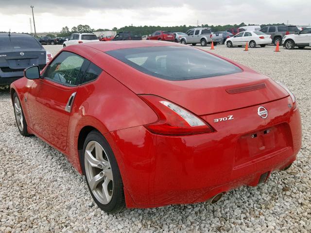 JN1AZ4EH0CM564599 - 2012 NISSAN 370Z BASE RED photo 3