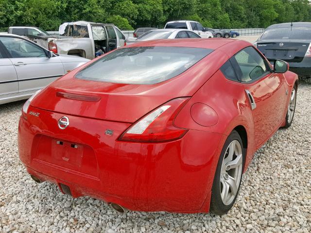 JN1AZ4EH0CM564599 - 2012 NISSAN 370Z BASE RED photo 4