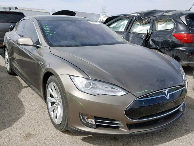 5YJSA1E25GF137257 - 2016 TESLA MODEL S TAN photo 1