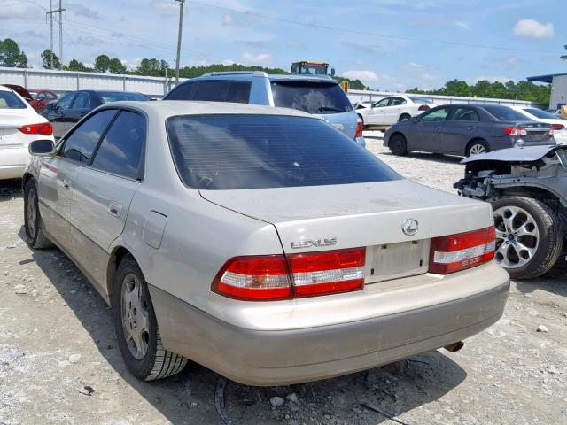 JT8BF28G410313671 - 2001 LEXUS ES 300 GOLD photo 3