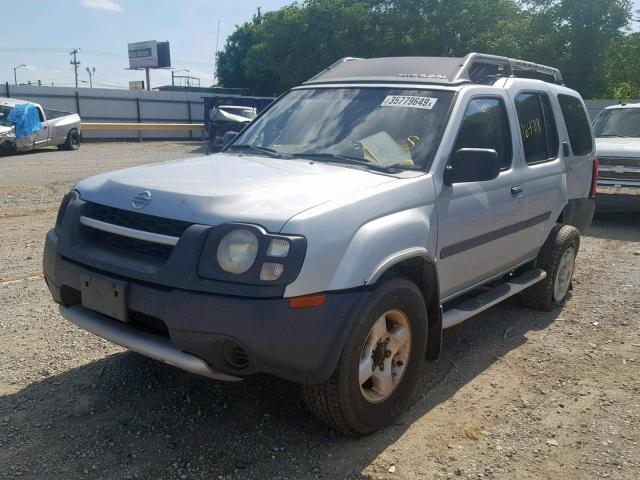 5N1ED28T83C651749 - 2003 NISSAN XTERRA XE SILVER photo 2