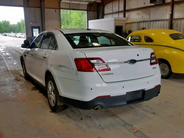 1FAHP2MK9GG128203 - 2016 FORD TAURUS POL WHITE photo 3