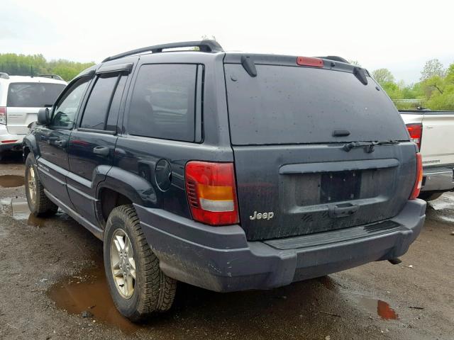 1J4GX48S24C360862 - 2004 JEEP GRAND CHER BLUE photo 3