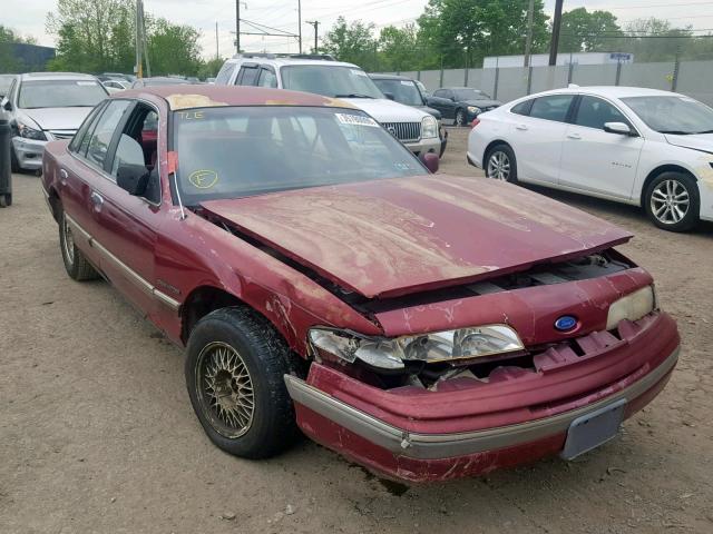 2FACP74W9NX142216 - 1992 FORD CROWN VICT BURGUNDY photo 1