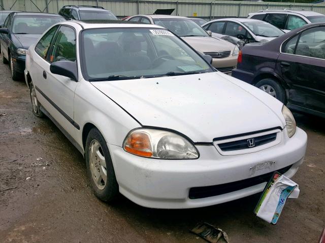 1HGEJ6228VL106532 - 1997 HONDA CIVIC DX WHITE photo 1