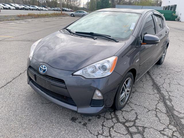 JTDKDTB33C1003317 - 2012 TOYOTA PRIUS C GRAY photo 1