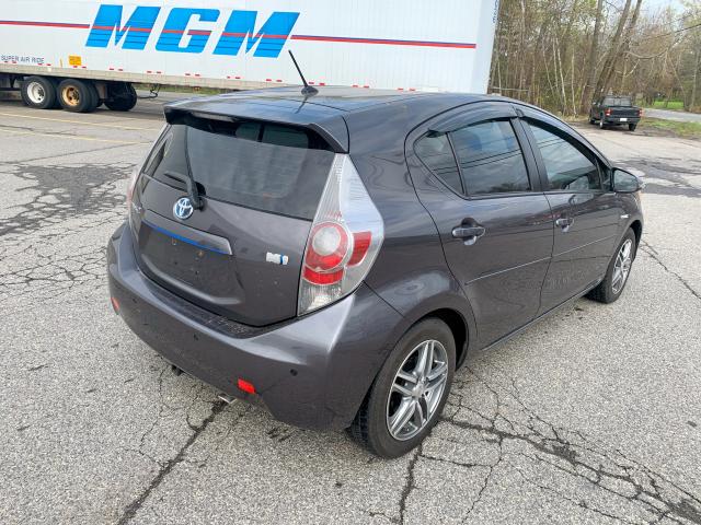 JTDKDTB33C1003317 - 2012 TOYOTA PRIUS C GRAY photo 3