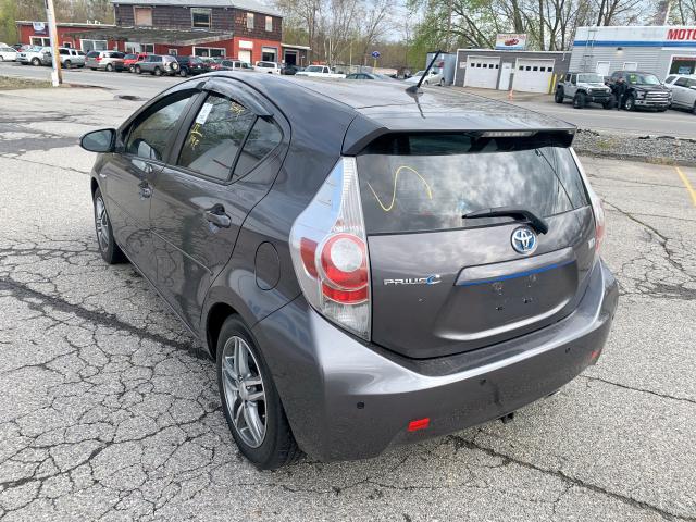 JTDKDTB33C1003317 - 2012 TOYOTA PRIUS C GRAY photo 4