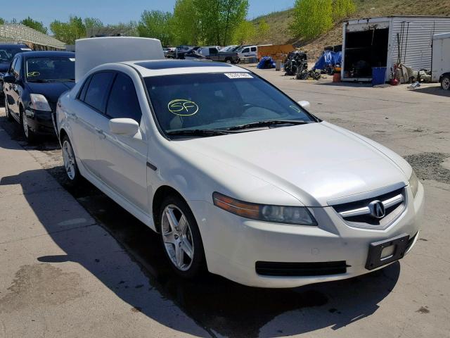 19UUA65544A027449 - 2004 ACURA TL WHITE photo 1